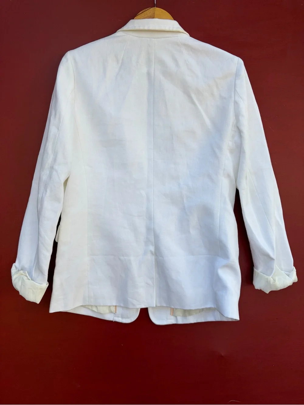 J Crew White Linen Regent Blazer